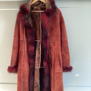 Shearling coat
